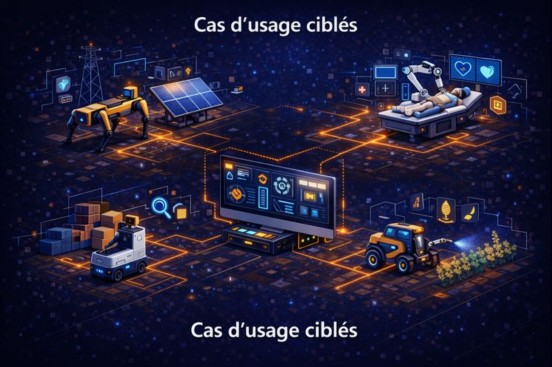 Robotique GENICOTIK : quadrupède Unitree, AMR et cobots